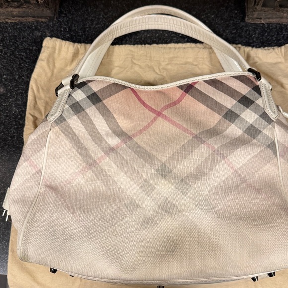 Burberry white ombré tote handbag - Picture 13 of 14